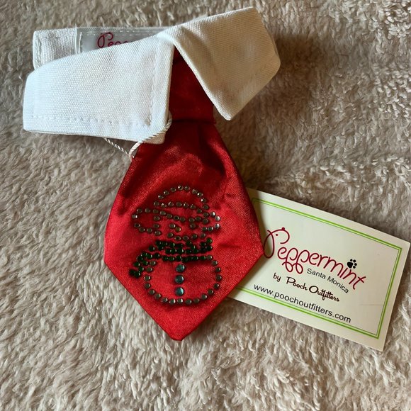 4 Pooch Outfitters Snowmen Doggie Ties - 2 XS & 2 Medium - Picture 8 of 11